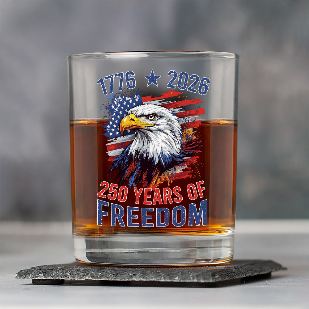 America Semiquincentennial 250 Years Of Freedom Whiskey Glass CH07 896706