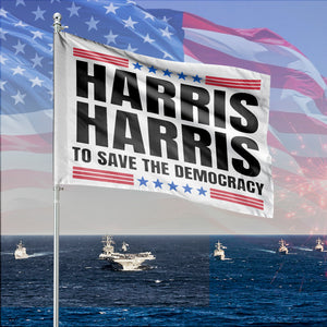 Harris Harris To Save Democracy House Flag TH10 63395