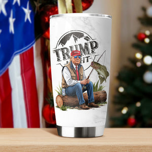 Trump Light Fishing Lovers Gift Tumbler HO82 65488