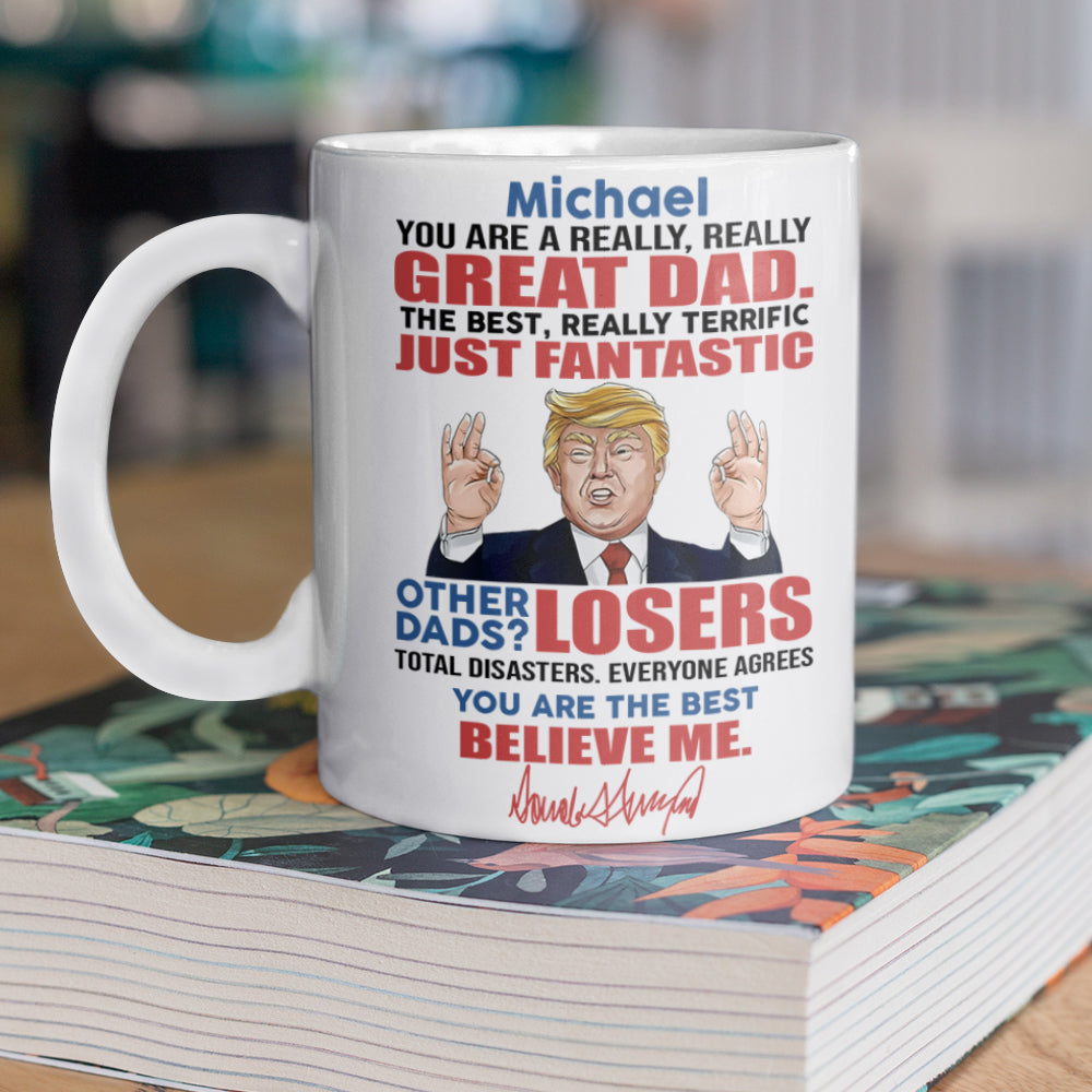 Great Mom Great Grandma Personalized Funny Trump White Mug HA75 64378