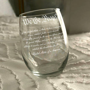 We The People Sympathy Quote For 250 Years of Freedom Wine Glass LM32 895485