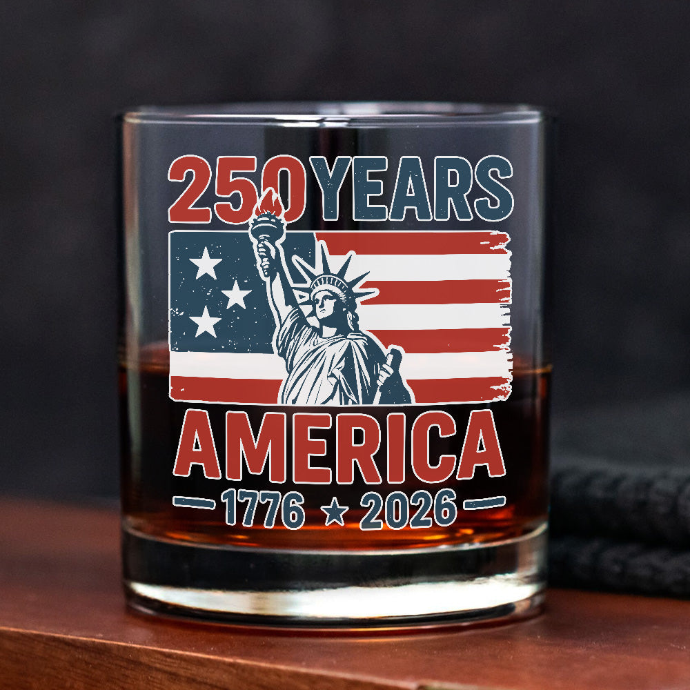 250 Years America 1776 - 2026 Whiskey Glass HO82 894542