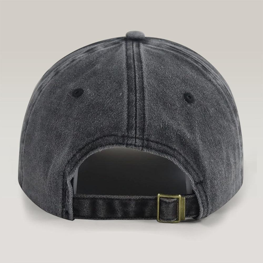 Pray for Charlie Kirk Washed Denim Baseball Cap HA75 64556