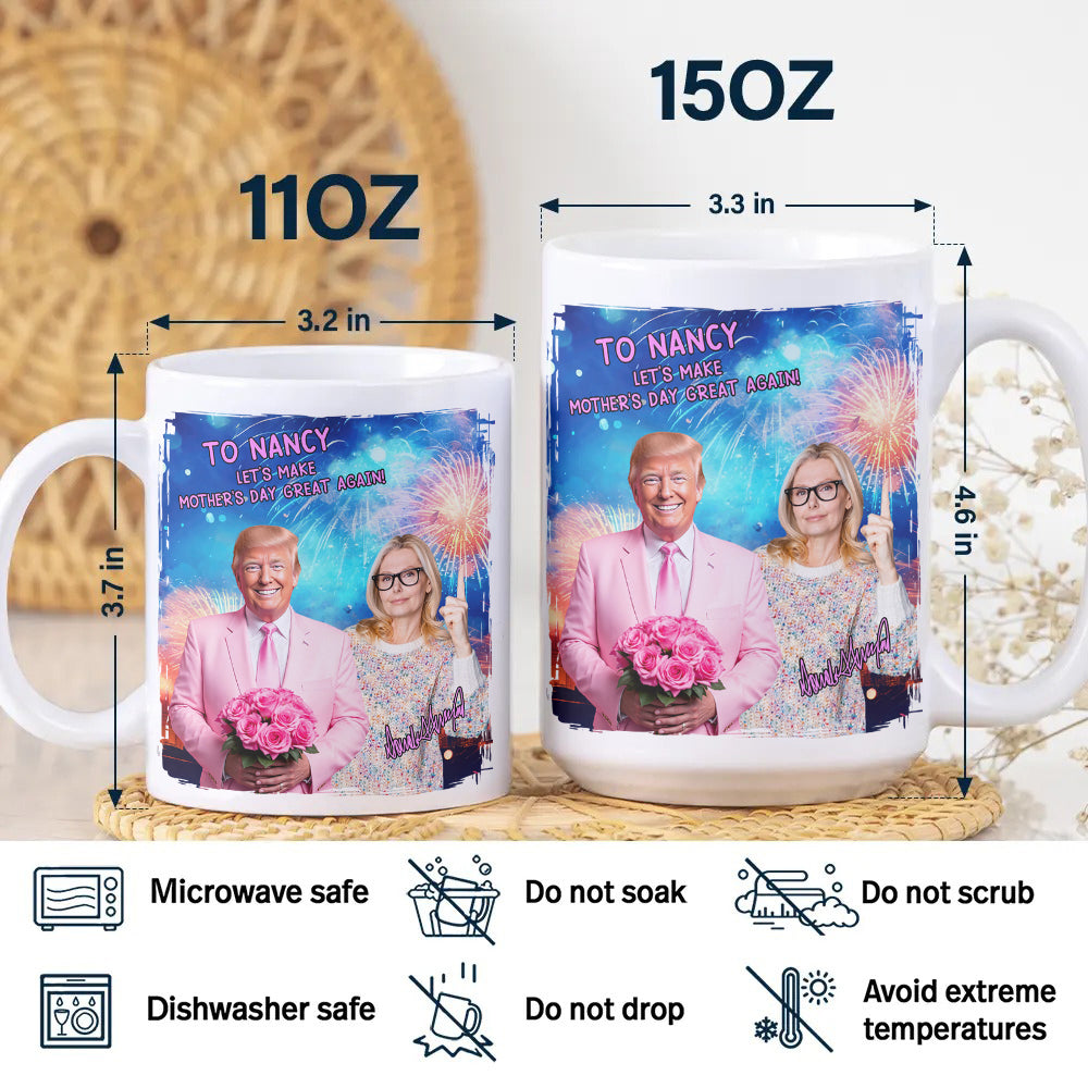 Custom Photo  With Donald Trump White Mug Gift For Family CH07 67350