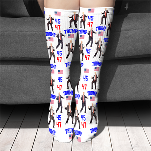 Trump - Embrace Success with a Little Bit of Crazy Socks N369 HA75 64088