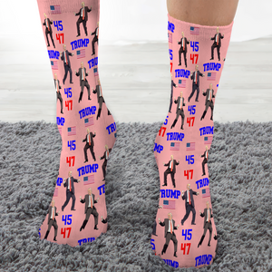 Trump - Embrace Success with a Little Bit of Crazy Socks N369 HA75 64088