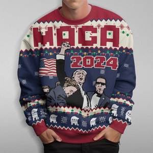 Trump MAGA Pride Is What Makes Us Stand Out Ugly Sweater HA75 63753