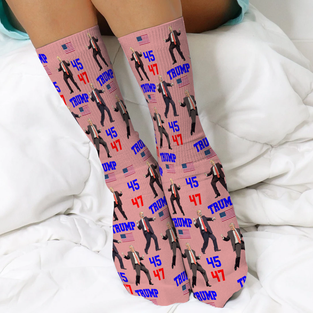 Trump - Embrace Success with a Little Bit of Crazy Socks N369 HA75 64088