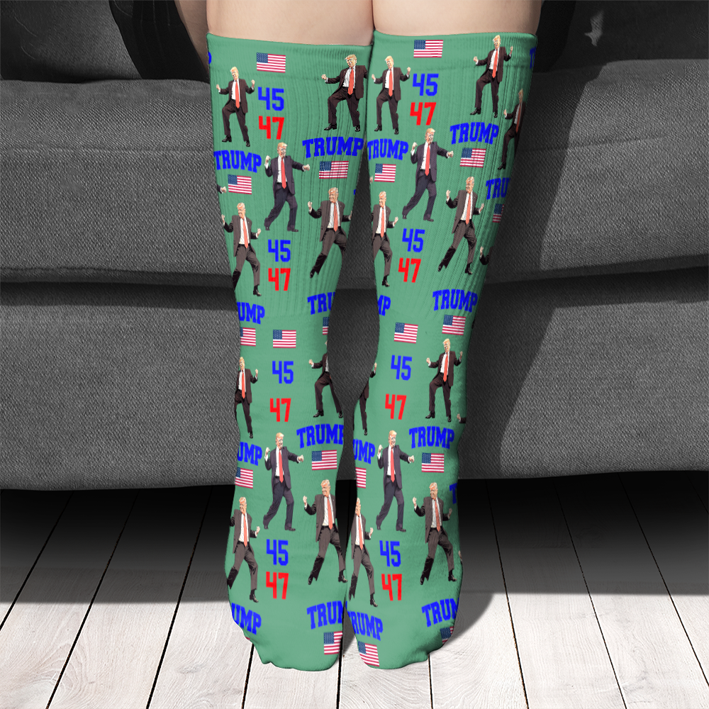 Trump - Embrace Success with a Little Bit of Crazy Socks N369 HA75 64088