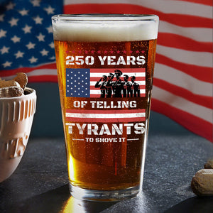 250 Years USA 250th Anniversary America Celebration Beer Glass CH07 896748
