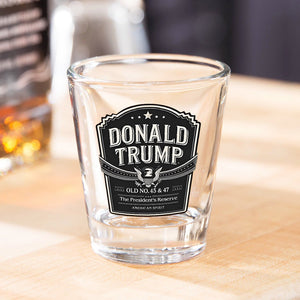 Donald Trump Old No 45 & 47 American Spirit Shot Glasses LM32 65053