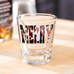 Merry Trumpmas Shot Glass Funny Christmas Gift For Trump Lovers HA75 67078