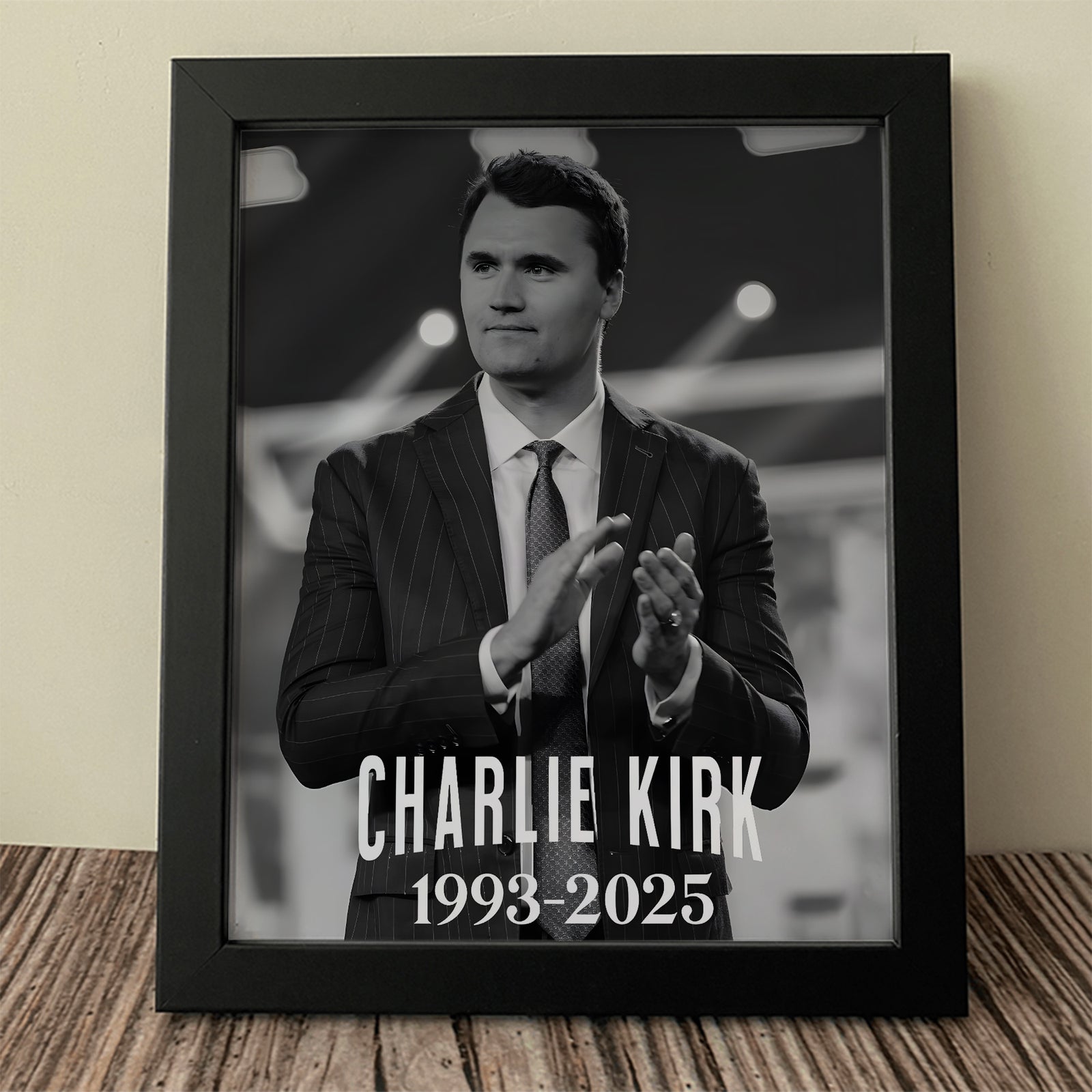 Charlie Kirk 1993 - 2025 Memorial Picture Frame HO82 65954