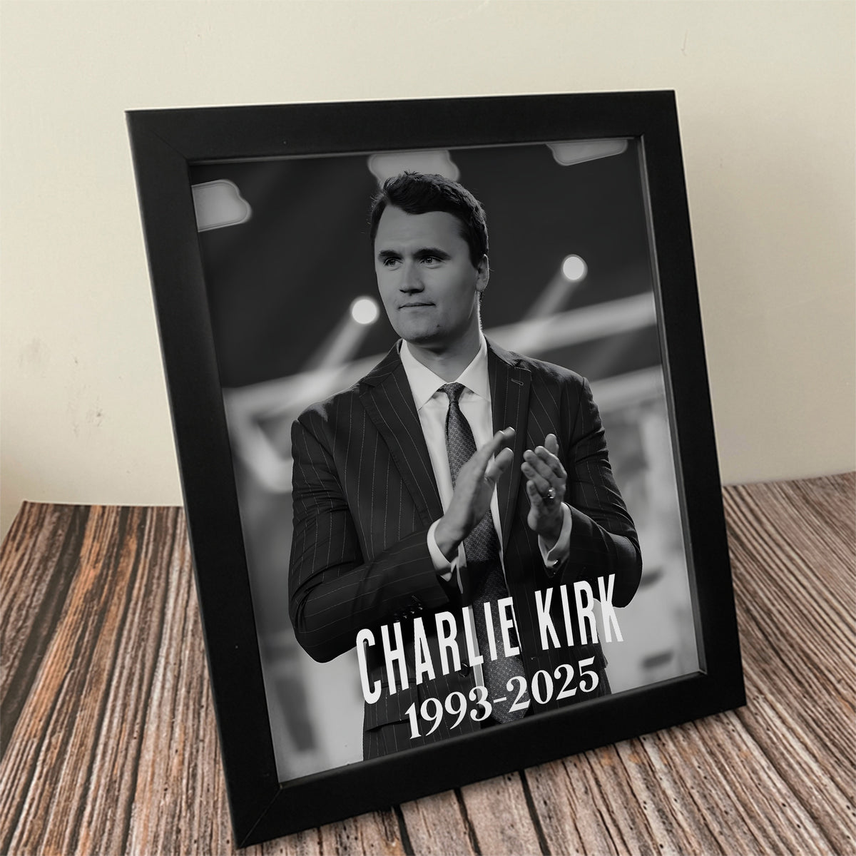 Charlie Kirk 1993 - 2025 Memorial Picture Frame HO82 65954