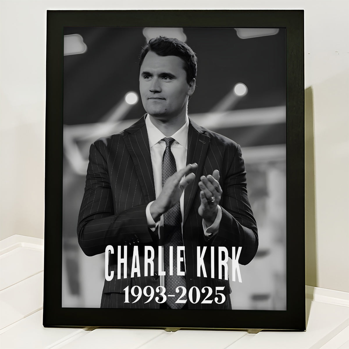 Charlie Kirk 1993 - 2025 Memorial Picture Frame HO82 65954