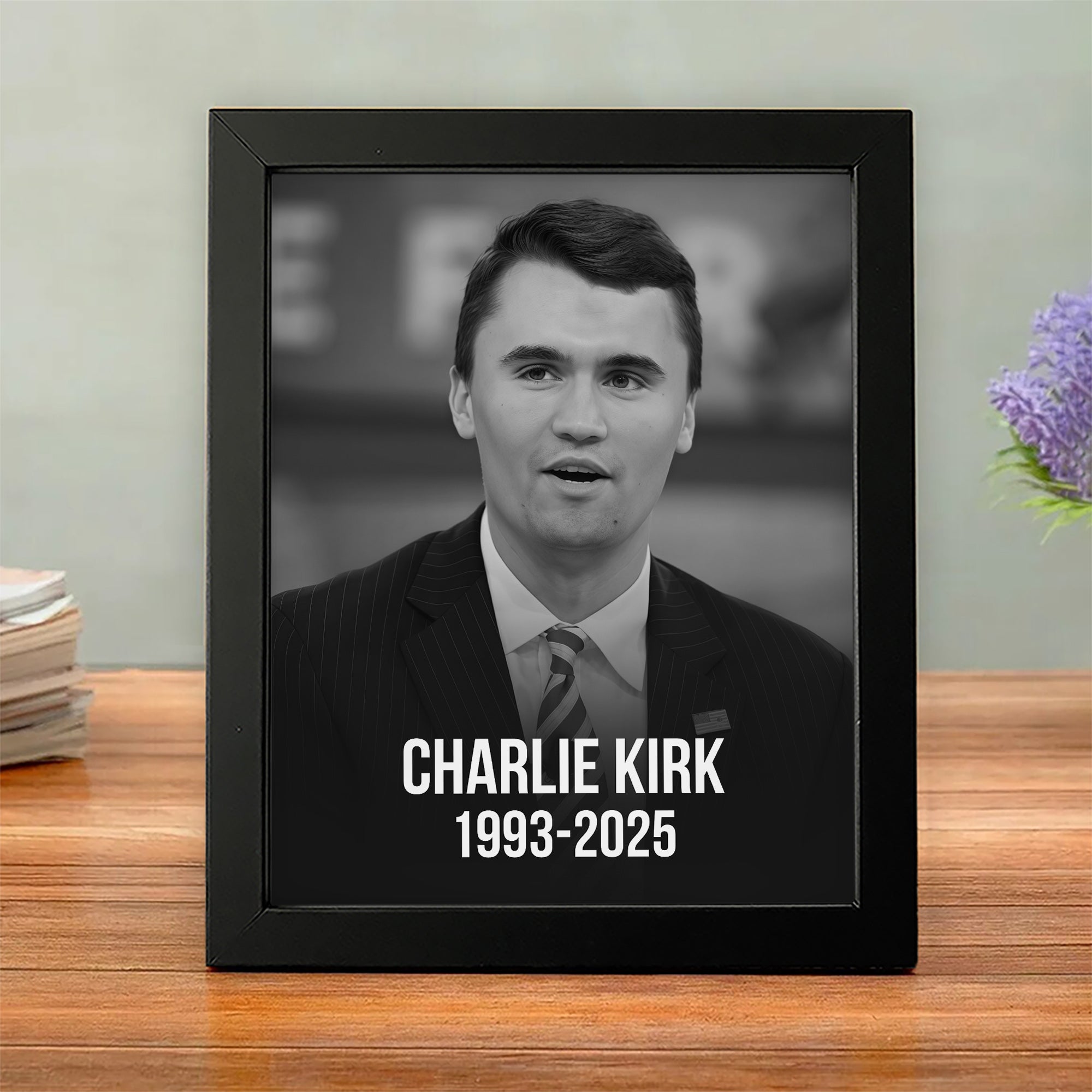 The Legend Charlie Kirk 1993 - 2025 Memorial Picture Frame TH10 64433
