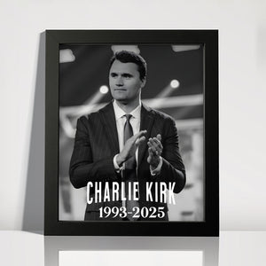 Charlie Kirk 1993 - 2025 Memorial Picture Frame HO82 65954
