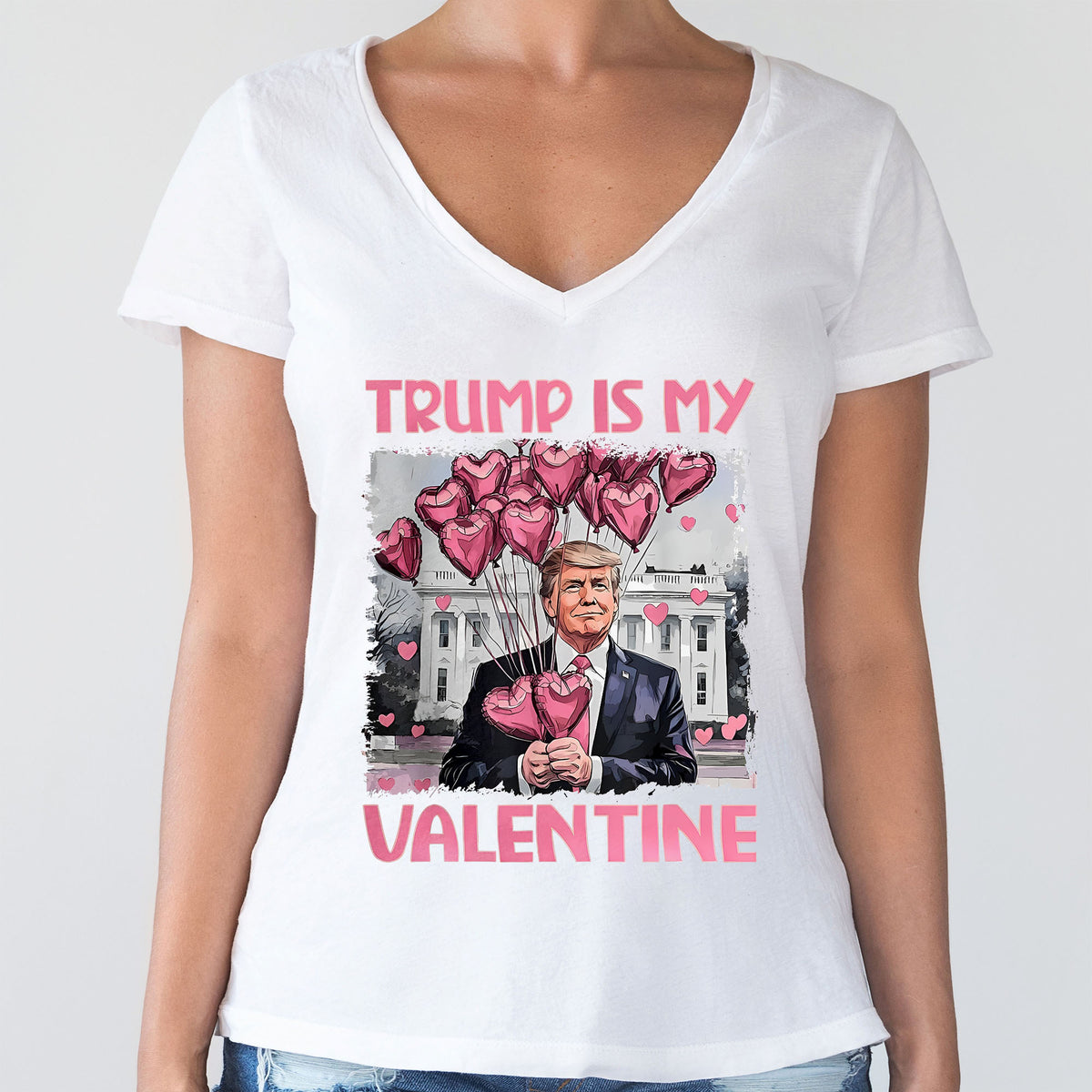 Trump Is My Valentine Bright Shirt For Trump Supporters HA75 64312
