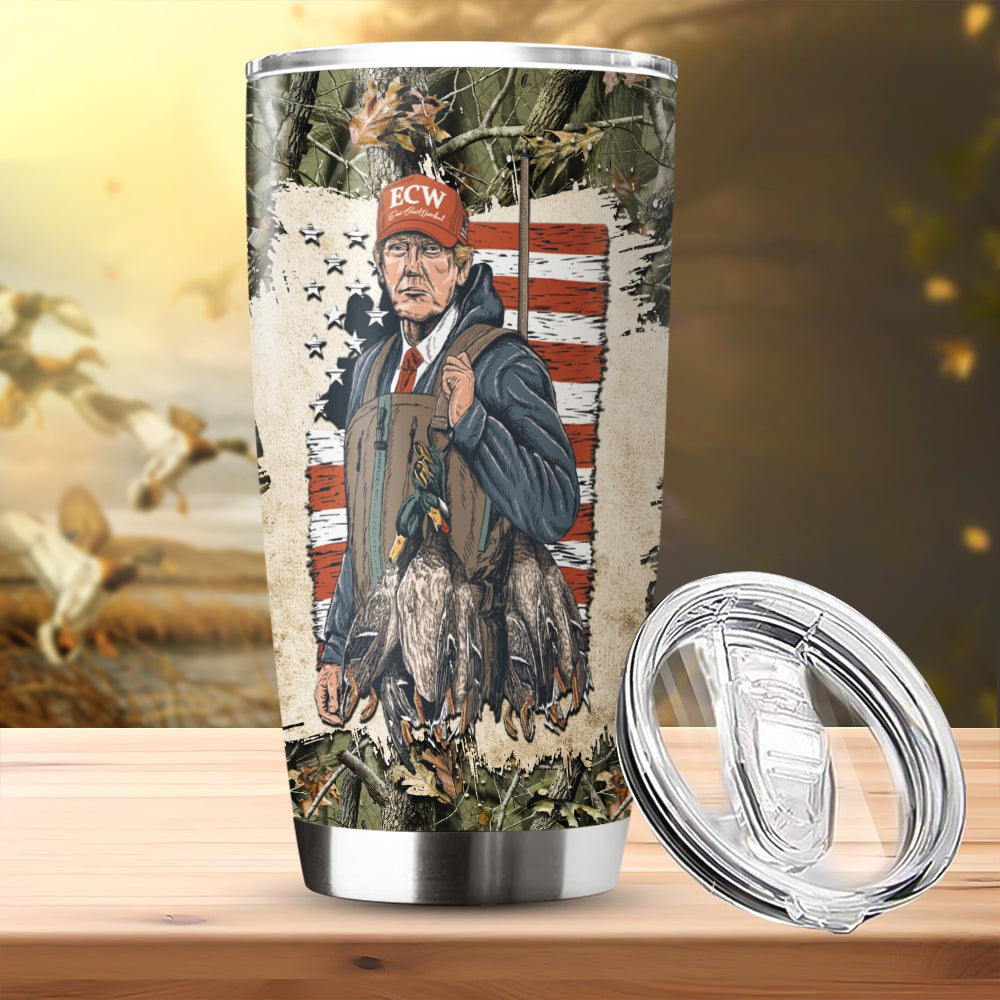 President Trump Duck Hunting Fat Tumbler TH10 64127