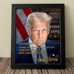 Trump Keep America Great Again Personalized Picture Frame CH07 67322