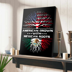 American Grown With Mexican Roots Canvas Poster Picture Frame Decor For Home & Office HO82 63354