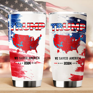 Trump We Saved America 2024 Fat Tumbler HA75 63805