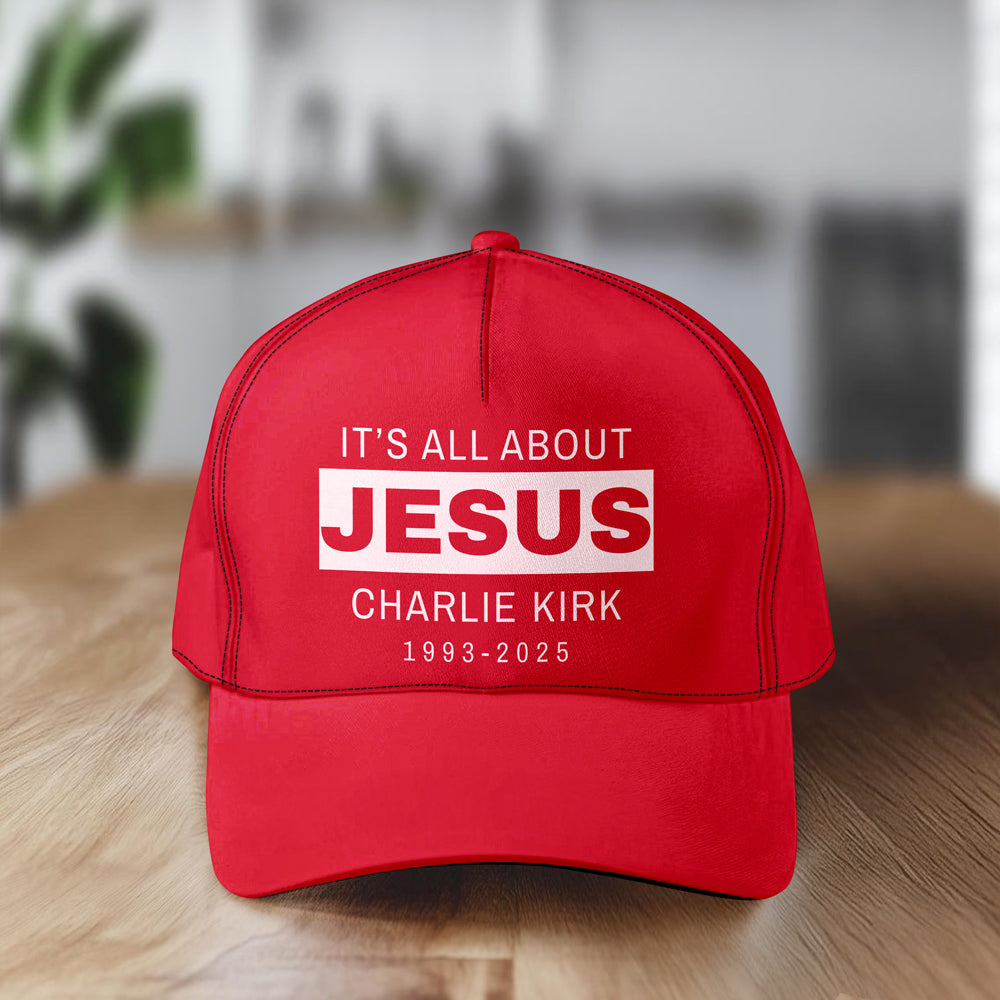 It's All About Jesus - Charlie Kirk 1993 - 2025 Classic Cap LM32 65645