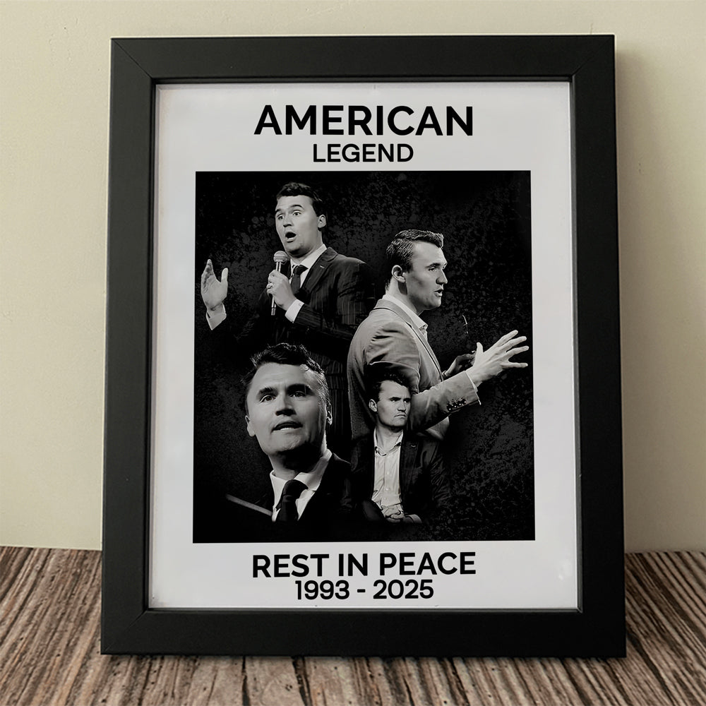 Rest In Piece Charlie Kirk Picture Frame CH07 67522