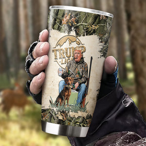 Custom Trump Photo Duck Hunting Fat Tumbler TH10 64129