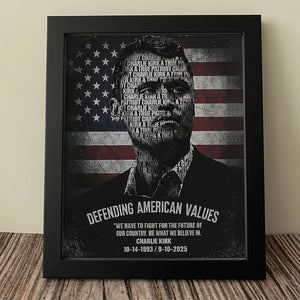 Rest In Peace Charlie Kirk A True Patriot Picture Frame CH07 67538