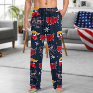 We Did It Trump Make America Great Again Pajamas N304 HA75 64030