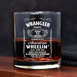 American Wheelin' Whiskey Glass HA75 64344