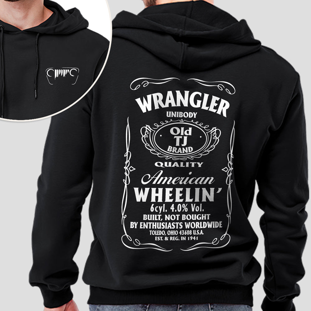 American Wheelin' Back And Front Dark Tee HA75 64342