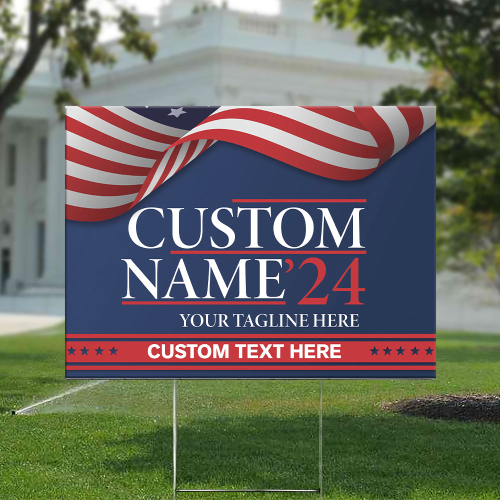 Custom Text Election Yard Sign TH10 63489