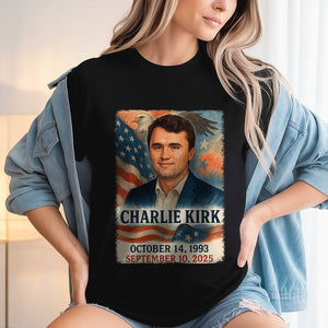 A True Patriot - Justice for Charlie Kirk Dark Shirt HA75 64506