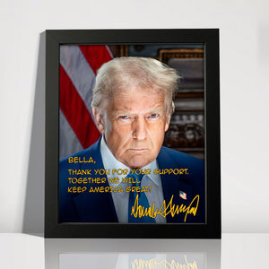 Trump Keep America Great Again Personalized Picture Frame CH07 67322