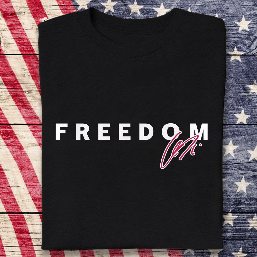 Charlie Kirk Signature Freedom Dark Shirt Remember Charlie Kirk Gifts CH07 67528