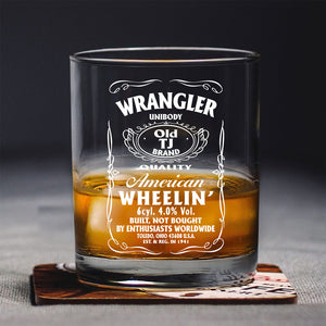 American Wheelin' Whiskey Glass HA75 64344