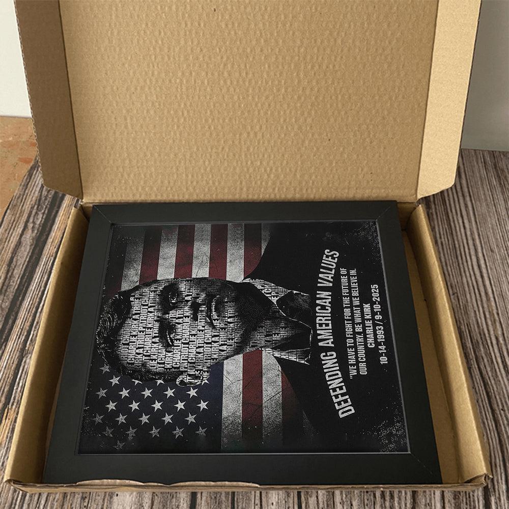 Rest In Peace Charlie Kirk A True Patriot Picture Frame CH07 67538
