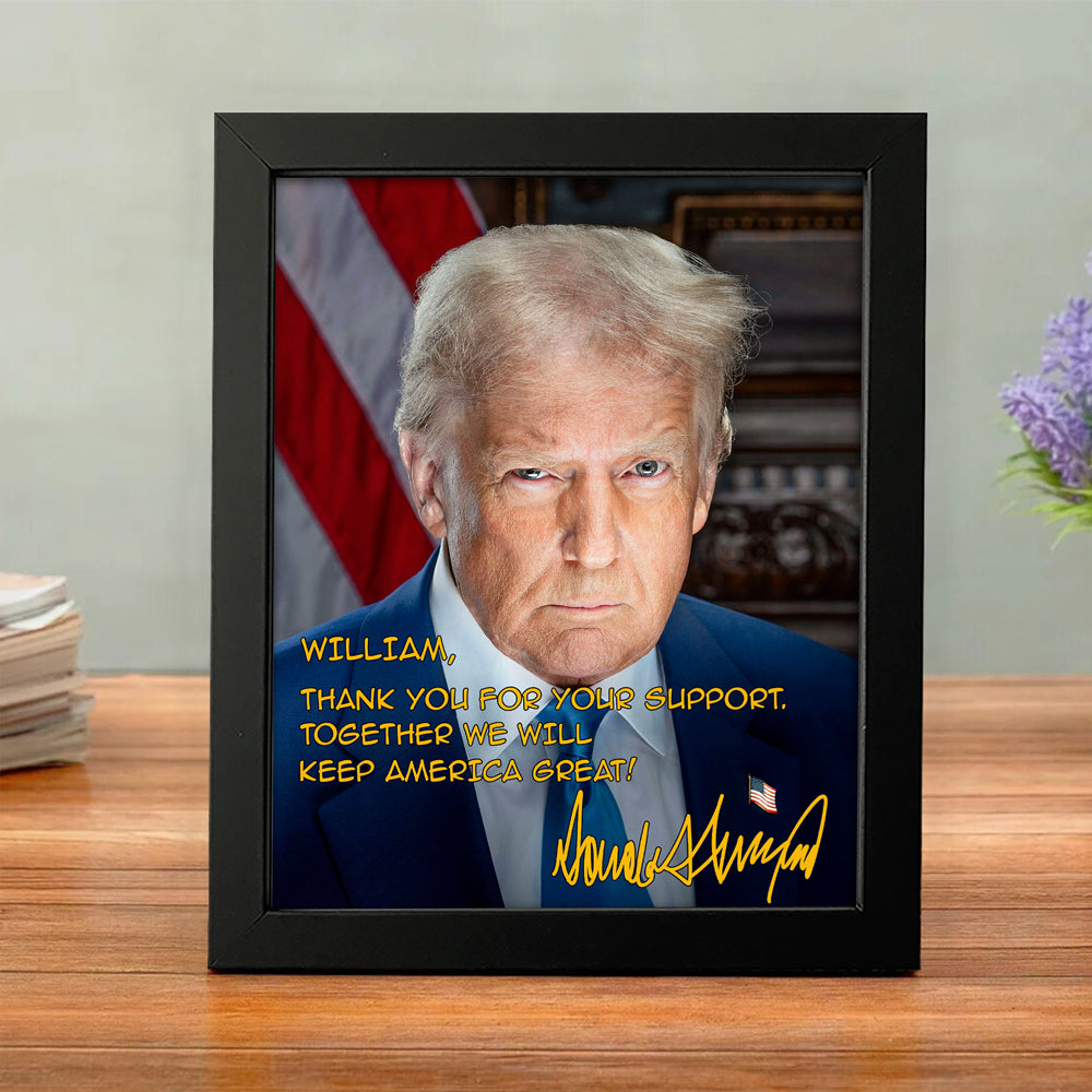 Trump Keep America Great Again Personalized Picture Frame CH07 67322