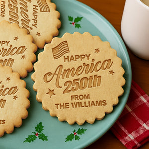 Personalized Happy America 250th Cookie Stamp TH10 898009