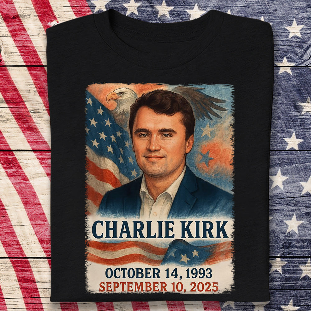 A True Patriot - Justice for Charlie Kirk Dark Shirt HA75 64506