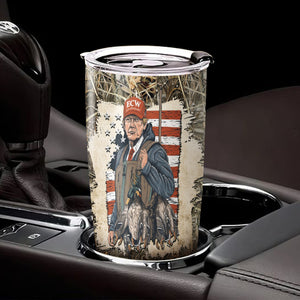 President Trump Duck Hunting Fat Tumbler TH10 64127