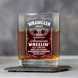 American Wheelin' Whiskey Glass HA75 64344