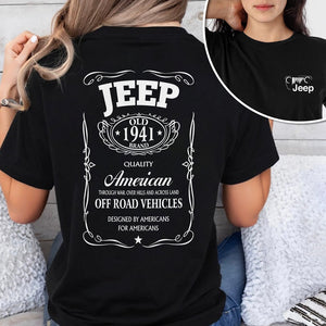 American Off Road Vehicles Back And Front Dark Tee HA75 64346