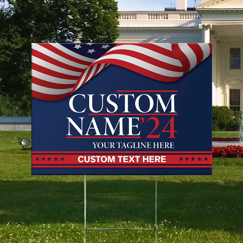 Custom Text Election Yard Sign TH10 63489