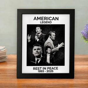 Rest In Piece Charlie Kirk Picture Frame CH07 67522