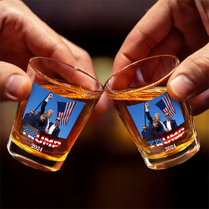 Trump 2024 Fight Shot Glass TH10 64203