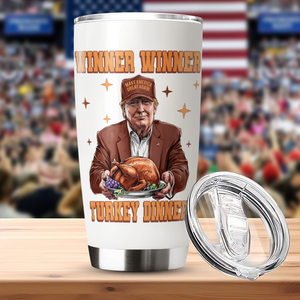 Trump Great Again Winner Turkey Dinner Fat Tumbler LM32 63925