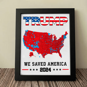 Trump We Saved America 2024 Picture Frame HA75 63801